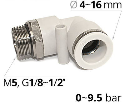 Цанговый фитинг серии SF-EPL10-1/2 SF-EPL10-1/2 фото